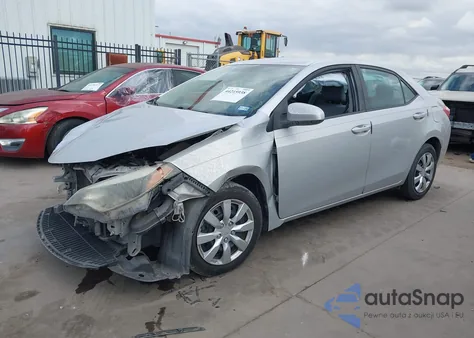 2015 Toyota Corolla Le z USA, uszkodzony, nr VIN 2T1BURHE7FC273162